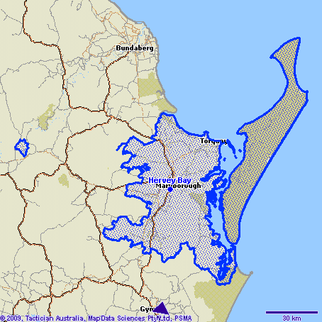 Hervey Bay Map